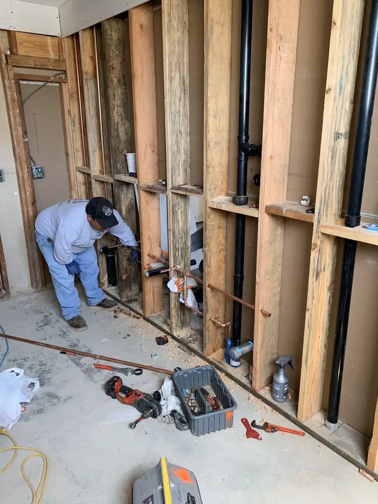Commercial rough-in plumbing for Water Heater Replacement in South Holland
